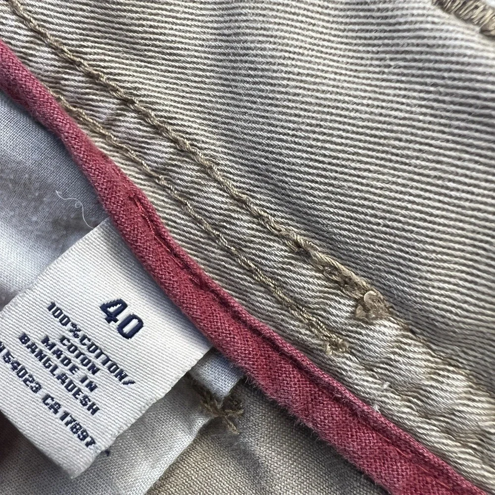 Y2K Old Navy‎ Men Khaki Cargo Shorts 40 Grunge Skate Utility Outdoor